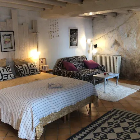 La Grotte Du Pelerin - Semi-troglodyte Apartman *